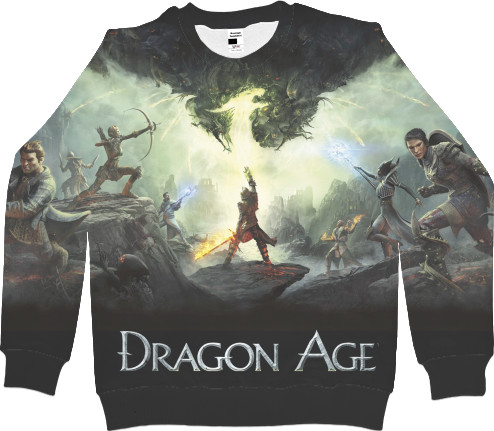 Men's Sweatshirt 3D - Dragon Age 2 - Mfest