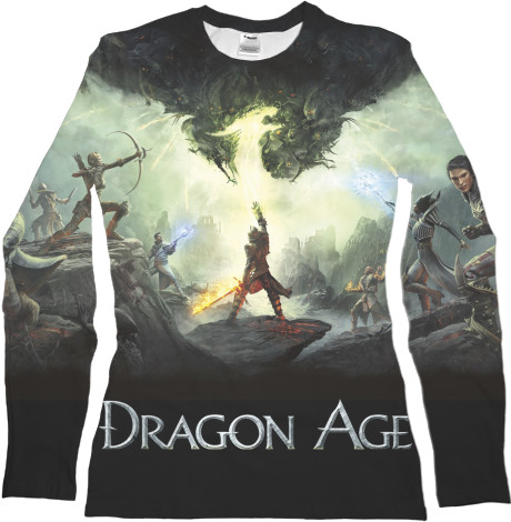 Women's Longsleeve Shirt 3D - Dragon Age 2 - Mfest