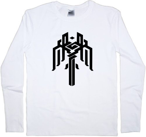 Men's Longsleeve Shirt - Dragon Age logo 2 - Mfest