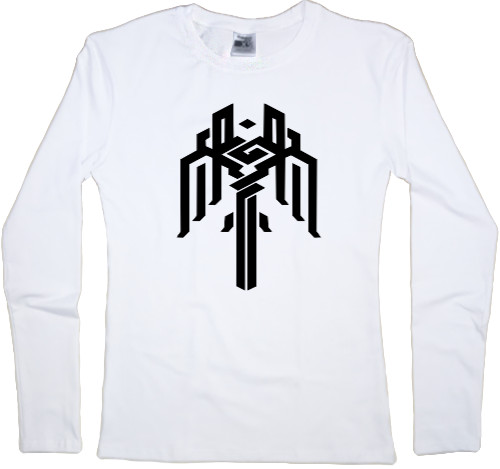 Women's Longsleeve Shirt - Dragon Age logo 2 - Mfest