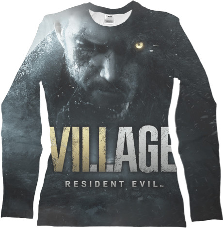 Women's Longsleeve Shirt 3D - resident evil 8 - Mfest