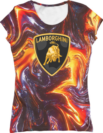 Women's T-Shirt 3D - Lamborghini [18] - Mfest