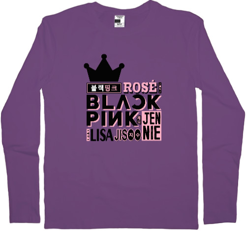 Men's Longsleeve Shirt - blackpink 4 - Mfest