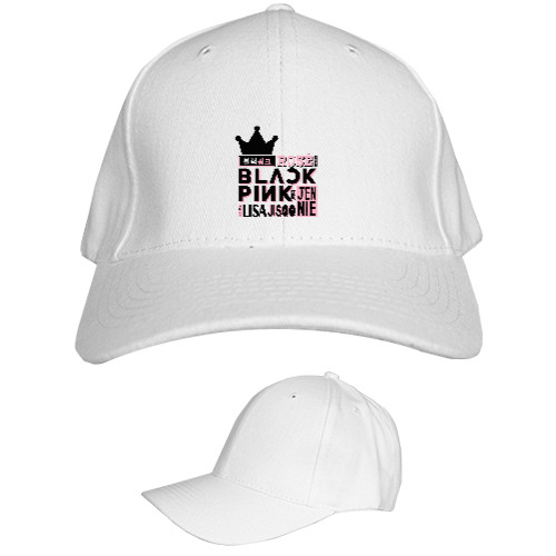 Kids' Baseball Cap 6-panel - blackpink 4 - Mfest