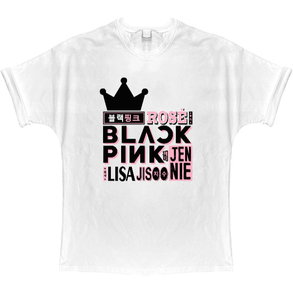 T-shirt Oversize - blackpink 4 - Mfest