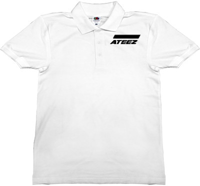 Man's Polo Shirt Fruit of the loom - ateez logo - Mfest