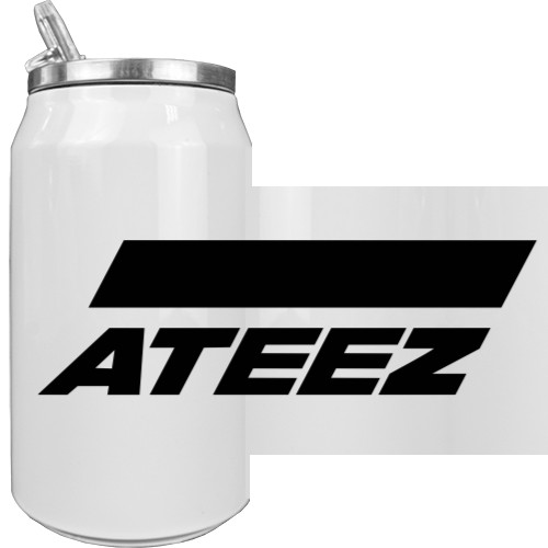 Aluminum Can - ateez logo - Mfest