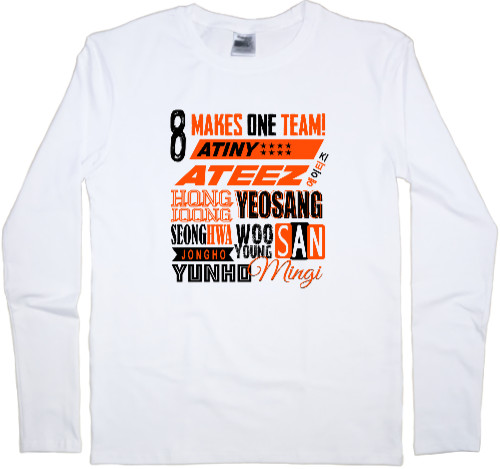 Men's Longsleeve Shirt - Ateez 3 - Mfest