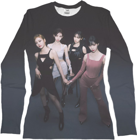 Women's Longsleeve Shirt 3D - aespa - Mfest