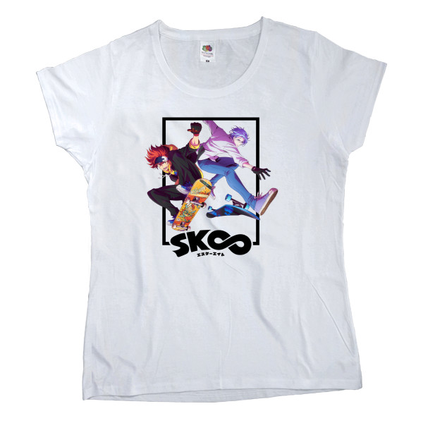 Women's T-shirt Fruit of the loom - SK8 7 - Mfest