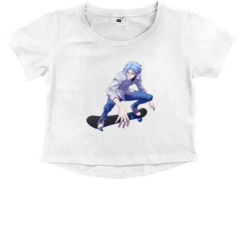 Kids' Premium Cropped T-Shirt - SK8 2 - Mfest