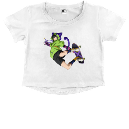 Kids' Premium Cropped T-Shirt - Miya - Mfest