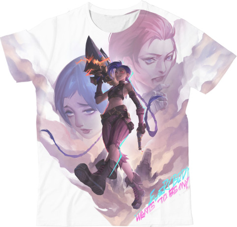 Kids' T-Shirt 3D - jinx 3 - Mfest