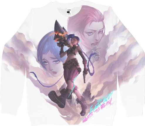 Men's Sweatshirt 3D - jinx 3 - Mfest