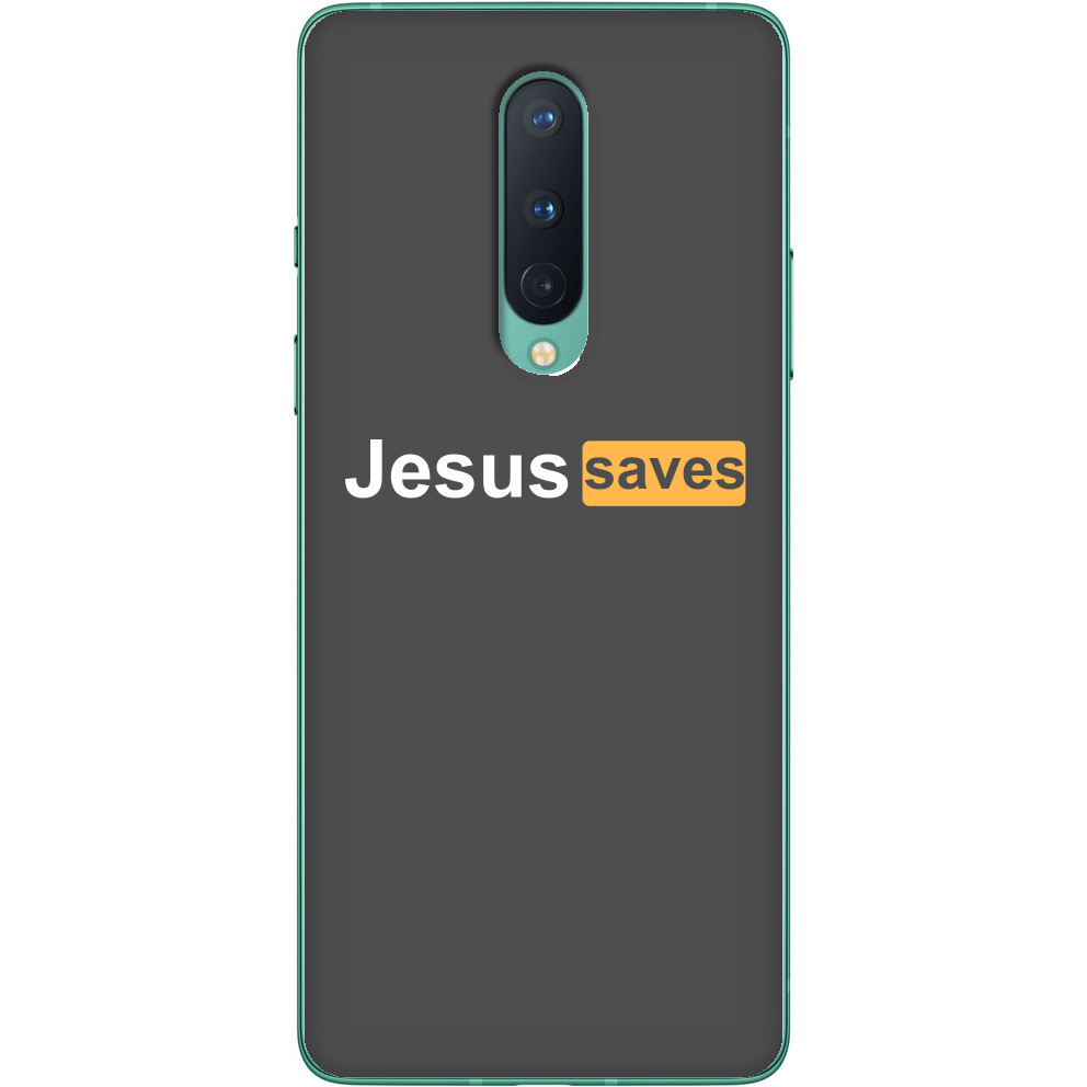 Чехол OnePlus - Jesus saves - Mfest