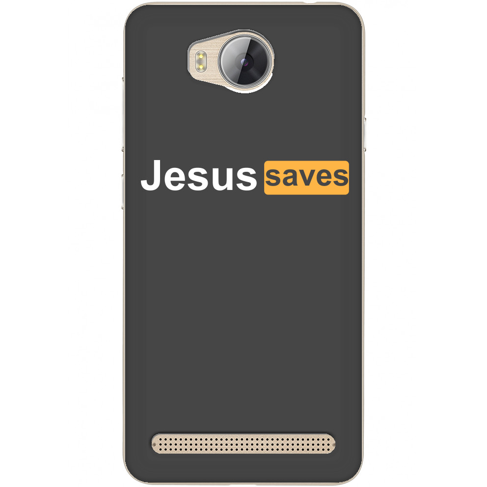 Чехол Huawei - Jesus saves - Mfest