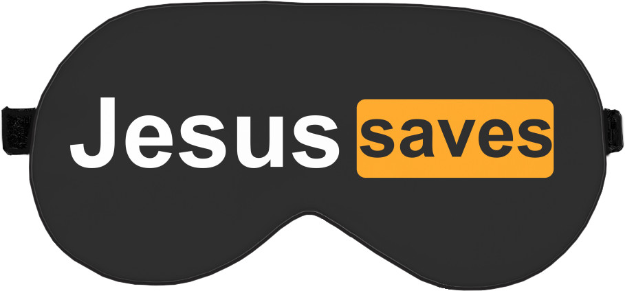 Маска для сна 3D - Jesus saves - Mfest