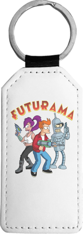 Брелок прямоугольный - Futurama (Футурама) 1 - Mfest