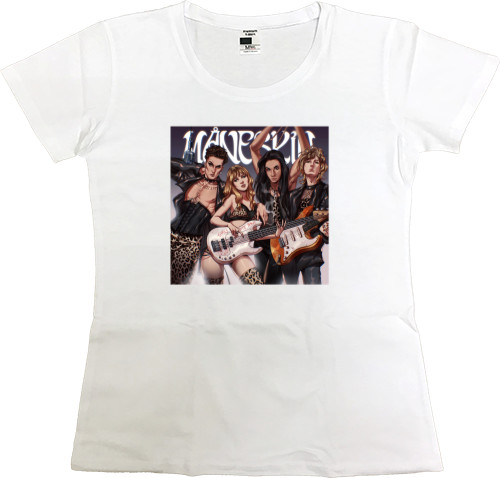 Women's Premium T-Shirt - maneskin fan art - Mfest