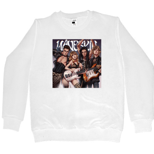 Women's Premium Sweatshirt - maneskin fan art - Mfest