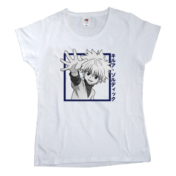 Hunter × Hunter / Охотник х Охотник - Women's T-shirt Fruit of the loom - killua zoldyck 2 - Mfest