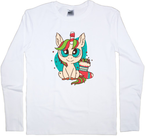 Men's Longsleeve Shirt - cute christmas - Mfest