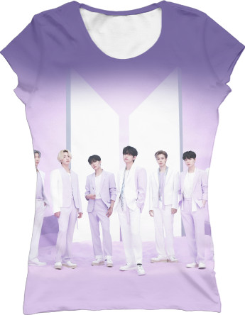 BTS - Women's T-Shirt 3D - BTS 5 - Mfest