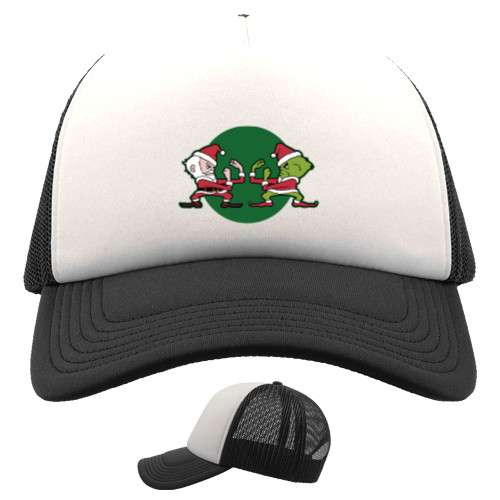 Kids' Trucker Cap - Fighting Christmas - Mfest