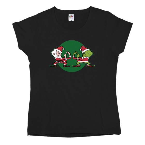 Women's T-shirt Fruit of the loom - Fighting Christmas - Mfest