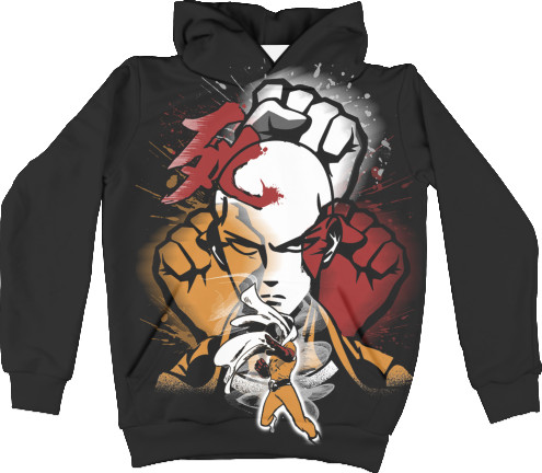 Kids' Hoodie 3D - One punch 2 - Mfest