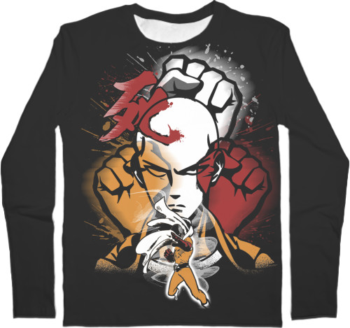 Men's Longsleeve Shirt 3D - One punch 2 - Mfest