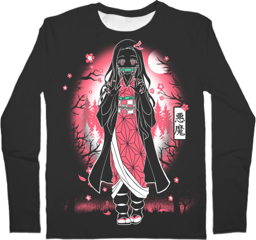 Men's Longsleeve Shirt 3D - My Demon Sister - Mfest