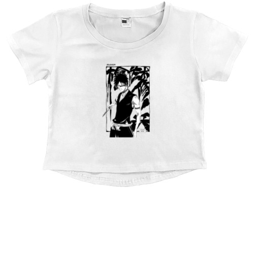 Kids' Premium Cropped T-Shirt - Хисаги Шухей - Mfest