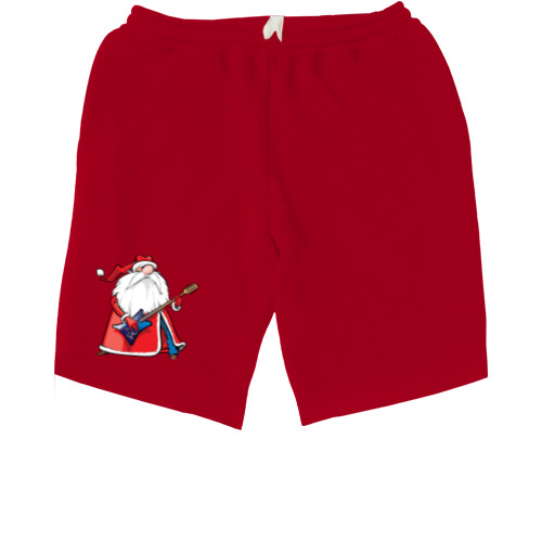 Men's Shorts - Дед Мороз гитарист - Mfest