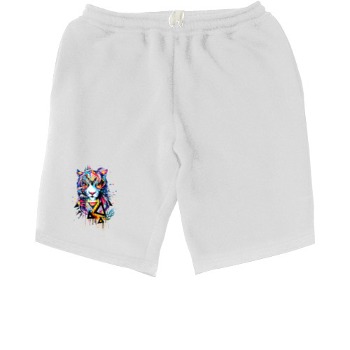 Men's Shorts - Тигр Акварель - Mfest