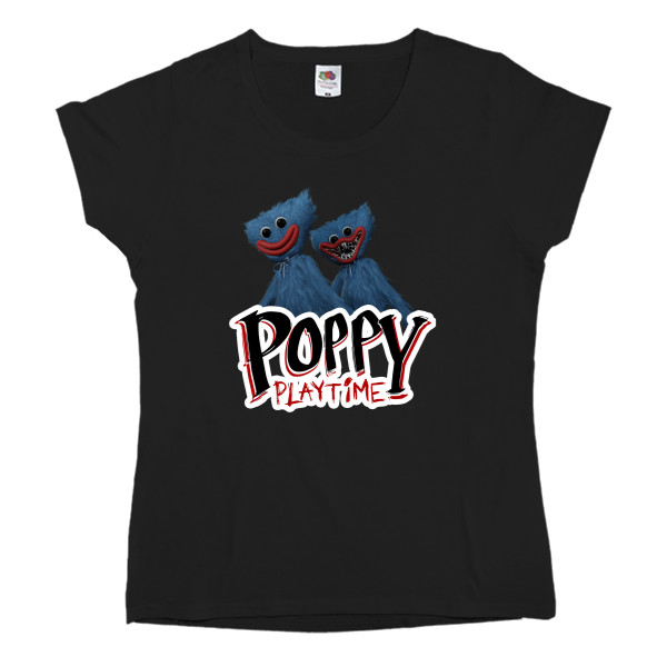 Poppy Playtime - Women's T-shirt Fruit of the loom - Huggy Wuggy 2 - Mfest