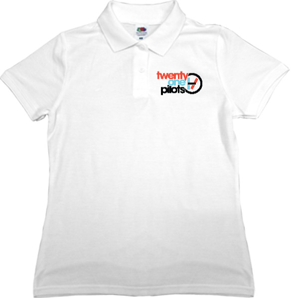 Women's Polo Shirt Fruit of the loom - One Pilots Logo - Mfest