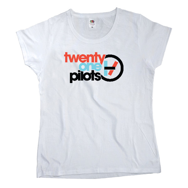 Women's T-shirt Fruit of the loom - One Pilots Logo - Mfest