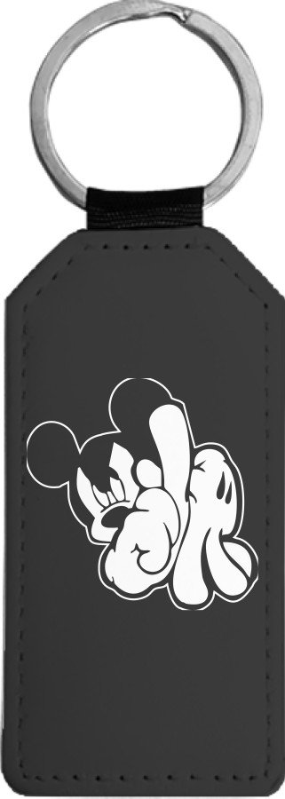 Rectangular Keychain - Bad mickey mouse 6 - Mfest