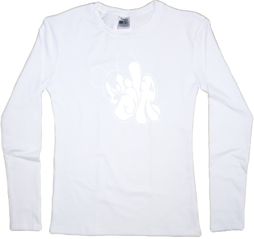 Women's Longsleeve Shirt - Bad mickey mouse 6 - Mfest