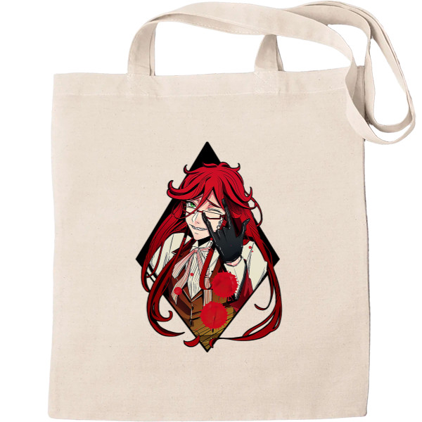 Tote Bag - black butler grell sutcliff - Mfest