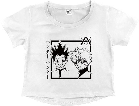 Women's Cropped Premium T-Shirt - Hunter x Hunter XX - Mfest