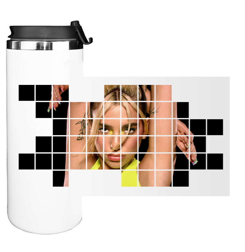 Water Bottle on Tumbler - Dua Lipa 2 - Mfest