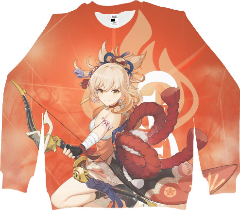 Men's Sweatshirt 3D - Yoimiya Genshin Impact - Mfest