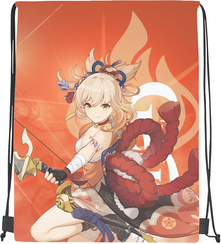 Drawstring Bag - Yoimiya Genshin Impact - Mfest