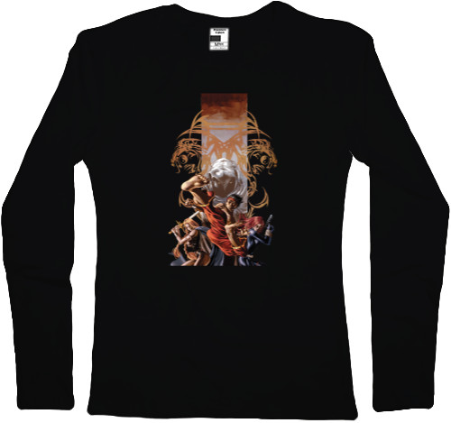 Women's Longsleeve Shirt - Shang-Chi art - Mfest