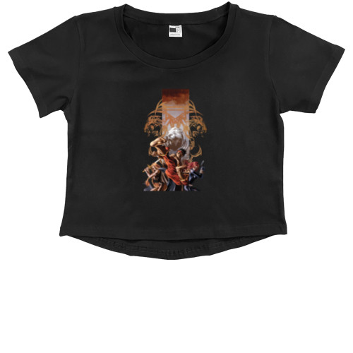 Kids' Premium Cropped T-Shirt - Shang-Chi art - Mfest