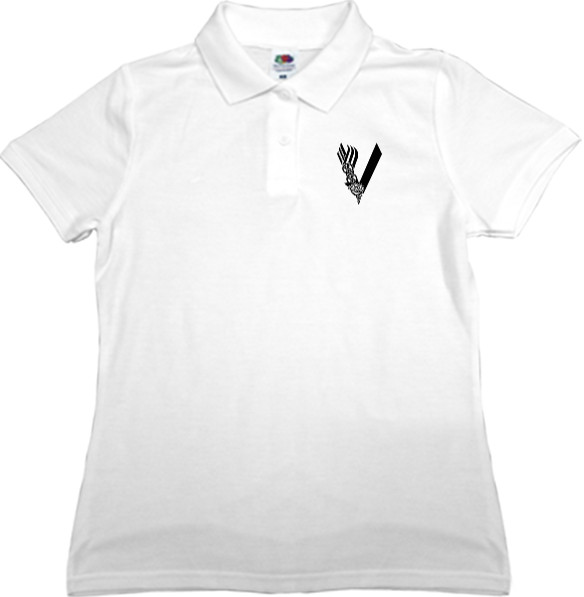 Women's Polo Shirt Fruit of the loom - vikings logo - Mfest