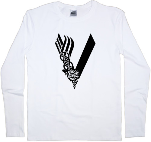 Kids' Longsleeve Shirt - vikings logo - Mfest