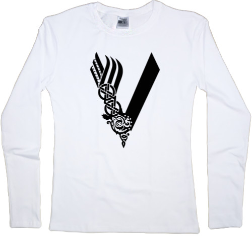 Women's Longsleeve Shirt - vikings logo - Mfest